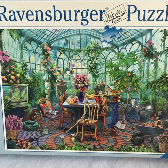 Ravensburger 500-piece “Greenhouse Morning” jigsaw puzzle - Picture 2 of 6